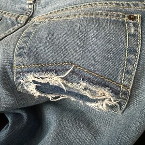 A/X Armani Exchange Chopper Distressed Jeans - 10R